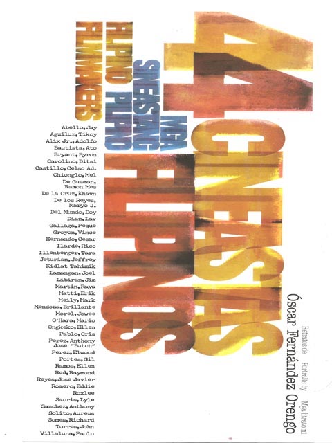 44 Cineastas Filipinos (Mga Sineastang Pilipino) Filipino Filmmakers