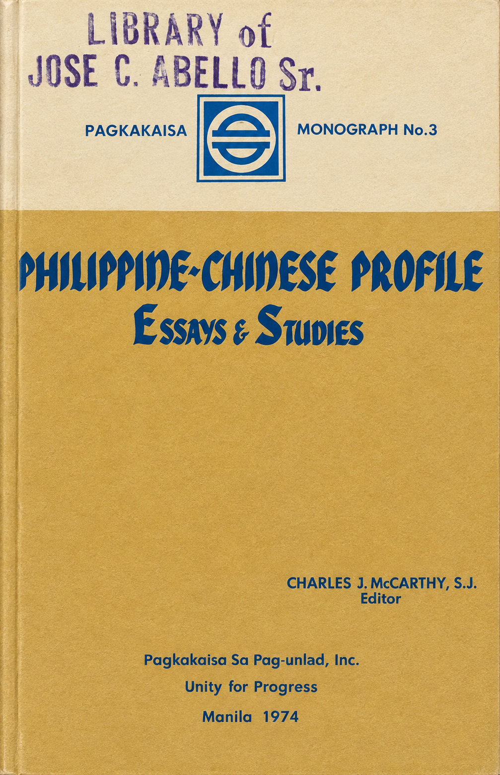 Philippine-Chinese Profile: Essays & Studies