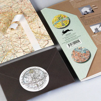 Labels, Stickers, & Tapes: Historical Maps