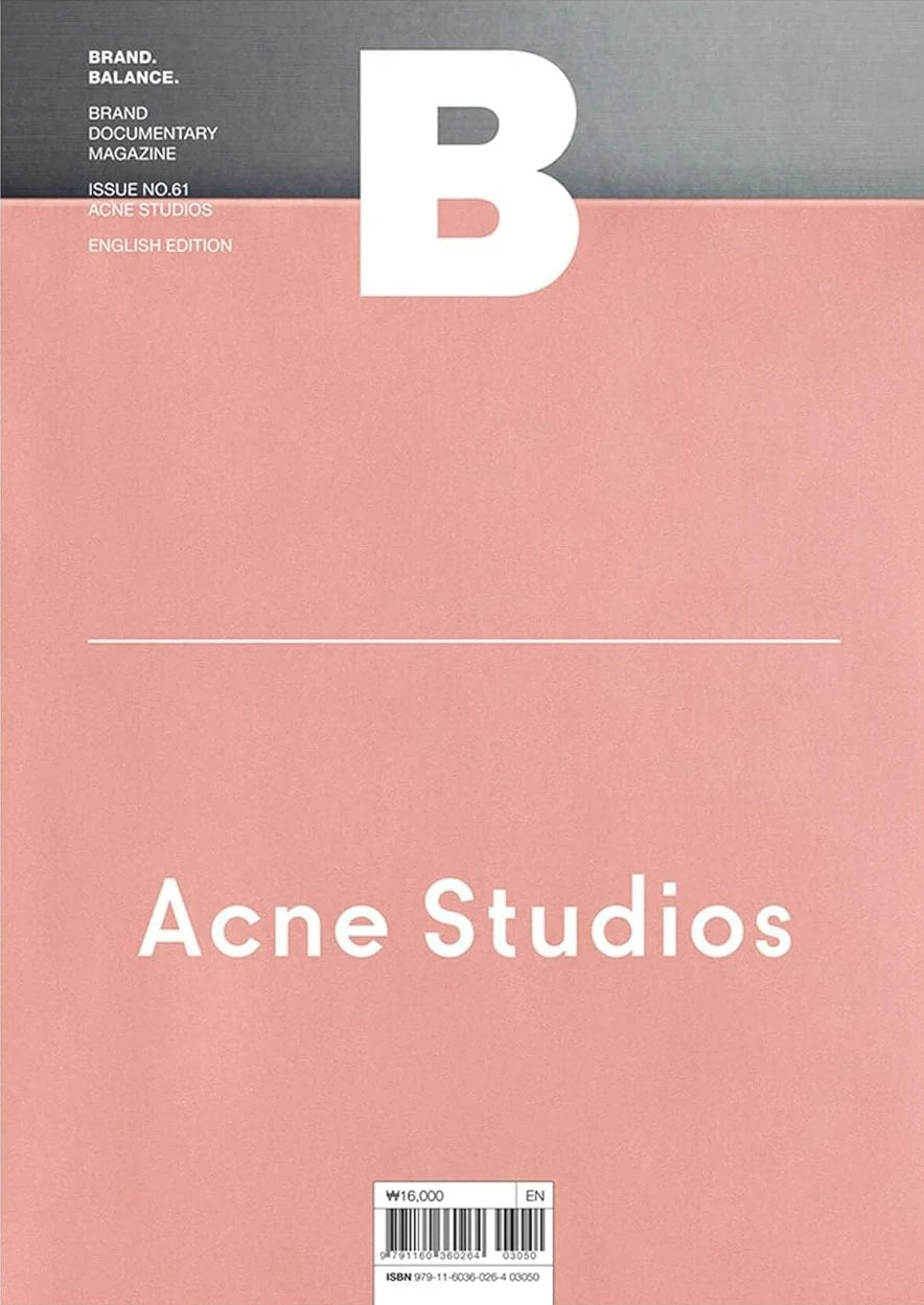 Magazine B Issue No.61 ACNE STUDIOS
