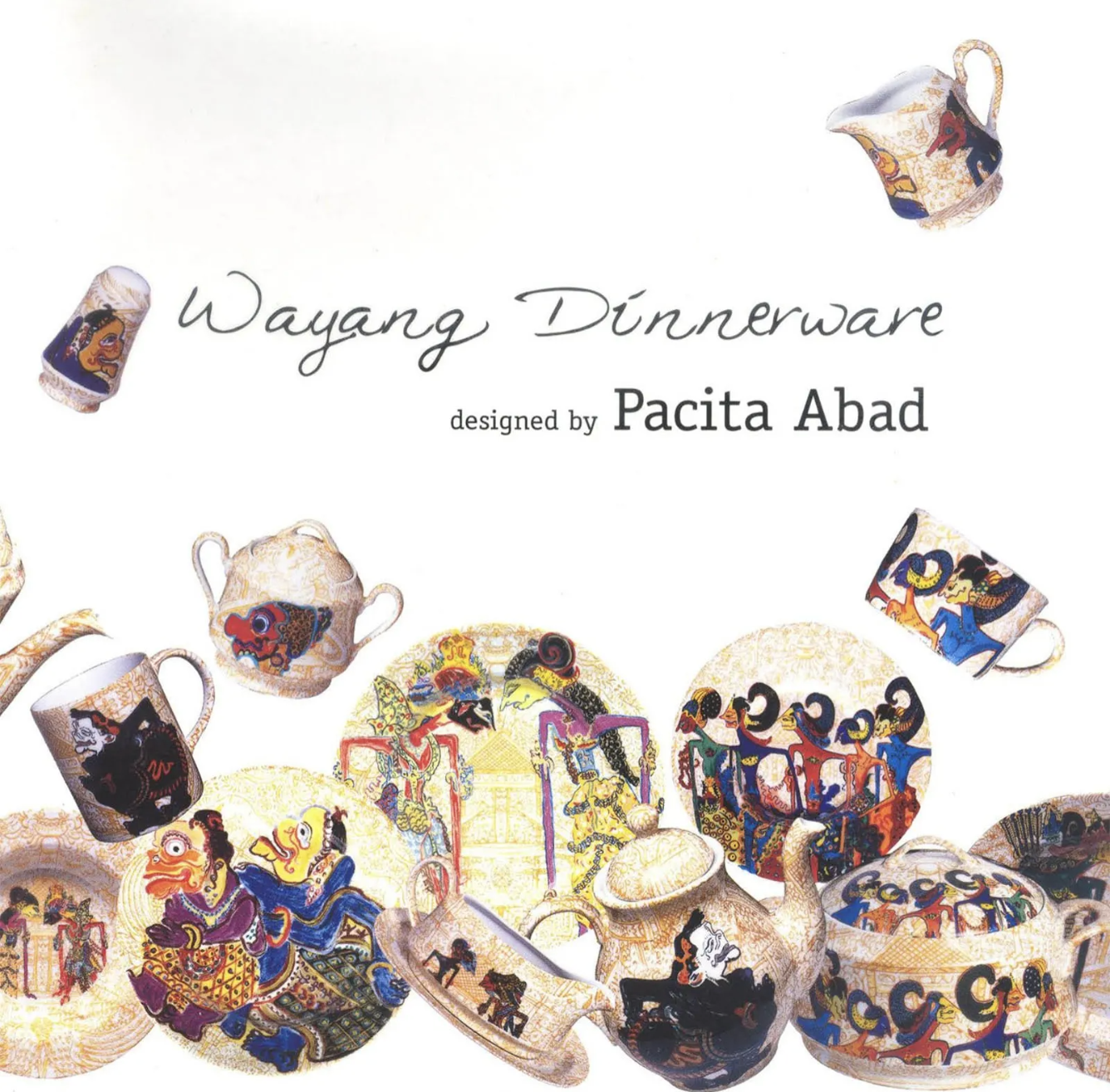 Wayang Dinnerware designed by Pacita Abad