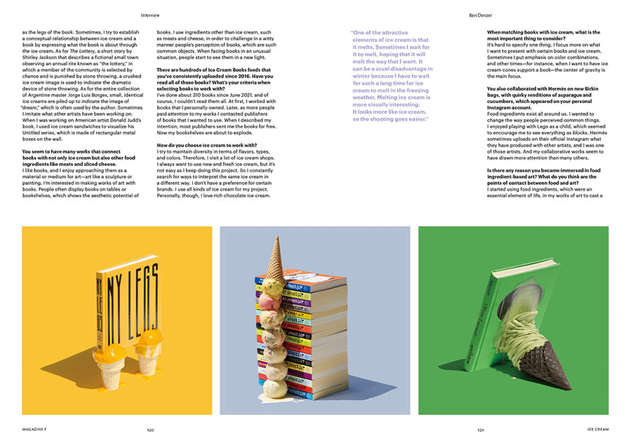 Magazine F Issue No.17 ICE CREAM