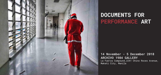 Documents for Performance Art – Archivo 1984
